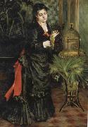 Woman with a Parrot(Henriette Darras), Pierre Renoir